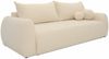Casa Padrino Schlafsofa Creme 250 cm - Ausklappbares Wohnzimmer Sofa mit Kissen Bild 2