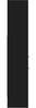 vidaXL Bücherregal Schwarz 40x35x180 cm Holzwerkstoff 803417 Bild 5