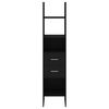 vidaXL Bücherregal Schwarz 40x35x180 cm Holzwerkstoff 803417 Bild 4