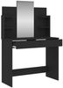 vidaXL Schminktisch mit Spiegel Schwarz 96x39x142 cm 837575 Bild 5