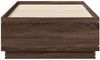 vidaXL Bettgestell Braun Eichen-Optik 90x190 cm Holzwerkstoff 3209757 Bild 4