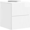 vidaXL Wandmontierter Nachttisch Hochglanz Weiß 33 x 34,5 x 40 cm 898473 Bild 2