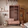 Lookway Kinderkleiderschrank BABUSHKA Zweitüriger Kleiderschrank mit Schubladen (1x Schrank) Bild 4