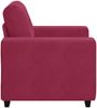 vidaXL Sessel Weinrot 100x78x80 cm Samt 4105102 Bild 5