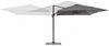 Ampelschirm Otorop - Aluminium Anthrazit, Polyester-Stoff Dunkelgrau, 3x3 m Bild 3