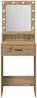 vidaXL Schminktisch Artisan-Eiche 50 x 41 x 135 cm Holzwerkstoff 865099 Bild 5