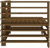 vidaXL Garten-Ecksofa Honigbraun Massivholz Kiefer 825607 Bild 4