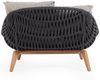Gartendaybed Tamires aus Teakholz, Anthrazit Bild 3