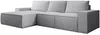 Vente-unique - AMELIA Sofa SamtStoff Grau - B 167 cm x H 85 cm x L 297 cm Bild 3