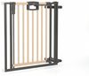 Geuther Türschutzgitter 'Easylock Plus' zum Klemmen für Öffnungen, Holz/ Metall, Natur/ Schwarz, 116 cm - 124,5 cm Bild 3