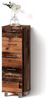 Livinity® Midischrank Eisak, Eiche rustikal, 30 x 95 cm mit 5 Schubladen (1-St) Bild 4