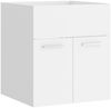 vidaXL Waschbeckenunterschrank mit Einbaubecken Weiß Spanplatte [3070811] Bild 5