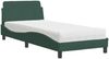 vidaXL Bett mit Matratze "Dover" Dunkelgrün 90x190 cm Samt 3208314 Bild 2