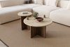 Skye Decor Couchtisch Siam Private (Set, 2-St, 2er Set mit zwei unterschiedlich großen), Travertin -Walnuss, Boho Bild 2