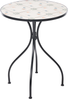 Outdoor Bistrotisch CARONA 60 cm 60 cm Metall Schwarz Bild 5