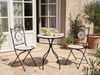 Outdoor Bistrotisch CARONA 60 cm 60 cm Metall Schwarz Bild 3