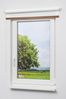 Lysel Outlet - Basisrollo Holzdekor Weiß (B x H) 90cm x 190cm Bild 5