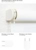 Lysel Outlet - Basisrollo Holzdekor Weiß (B x H) 90cm x 190cm Bild 3