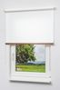 Lysel Outlet - Basisrollo Holzdekor Weiß (B x H) 90cm x 190cm Bild 4