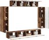 vidaXL TV-Schränk 8 pcs Altholz 3409148 Bild 3