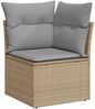 vidaXL Gartensofa-set 9 pcs Beige Poly-Rattan 3362927 Bild 4