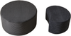 Kaffeetisch-Set, 2-teiliges gepolstertes rundes Kaffeetisch-Set für Wohnzimmer, moderner Beistelltisch/Ottoman, Schaumstoff, Beige Bild 2