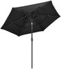 vidaXL Sonnenschirm mit Aluminium-Mast 3-lagig Anthrazit 2,5 m 313862 Bild 3