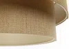 BPS Koncept 061-113-60 Hängeleuchte BOHO ELEGANT E27 1x40W Stoff strukturiert auf PVC-Kunststoff braun, beige, creme H:91cm Ø60cm dimmbar Bild 3