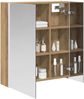 vidaXL Badezimmerspiegelschrank Kunsthandwerk Eiche 889246 Bild 3