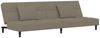 vidaXL Schlafsofa 2-Sitzer mit 2 Kissen Hellgrau Samt 375807 Bild 2
