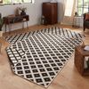 In- & Outdoor Wendeteppich Nizza Schwarz Creme - 120x170x0,5cm Bild 5
