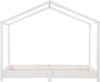 roba Hausbett 70 x 140cm - Montessori-Prinzip - Massivholz und MDF - niedrige Einstiegshöhe - Weiß Bild 3