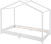 roba Hausbett 70 x 140cm - Montessori-Prinzip - Massivholz und MDF - niedrige Einstiegshöhe - Weiß Bild 2