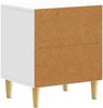 vidaXL Nachttisch Hochglanz Weiß 43 x 34,5 x 50 cm Holzwerkstoff 895033 Bild 5