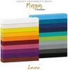 Lavea Spannbettlaken Bettlaken Maya, 180x200cm, 200x200cm, 140x200cm, 160x200cm, 100% Baumwolle Jersey, Gummizug: rundum, (1 Stück), für Matratzen, Topper, Boxspring- und Wasserbetten, weich, langlebig Bild 4