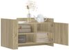 vidaXL Couchtisch Sonoma-Eiche 80x50x50 cm Holzwerkstoff 848355 Bild 3