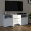 vidaXL TV-Schrank mit LED-Leuchten Weiß 120x30x50 cm 804301 Bild 3