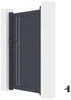 Vente-unique - TOROMA Side gate Metall Grau - B 4,6 cm x H 176 cm x L 100 cm Bild 4