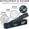 Homerella Badematte rutschfest 100% BPA frei inkl. 2 Haken zum Aufhängen 100x40cm, Antirutschmatte Badewanne hautsensitiv & schimmelresistent Bild 4
