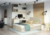 Boxspringbett MILTON 160x200 cm Creme Bild 2