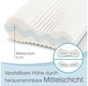 Bestschlaf Nackenstützkissen 50x35cm, 60x35cm, Bezug: Aloe Vera Bezug, mit waschbarem Bezug, für Hausstauballergiker geeignet Bild 3