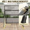 Huracan Hollywoodschaukel 3-Sitzer, Gartenschaukel mit Verstellbarem Sonnendach, 3-Sitzer, 193*110*152cm, UV-Schutz Wetterfest, Schaukelbank 220kg Belastbar Bild 3