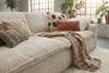 KAWOLA Sofa NETTA 4-Sitzer Bezug abziehbar Cord cremeweiß 90 x 116 x 258 cm Bild 5