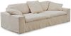 KAWOLA Sofa NETTA 4-Sitzer Bezug abziehbar Cord cremeweiß 90 x 116 x 258 cm Bild 3