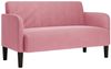 vidaXL Zweisitzer-Sofa Rosa 109 cm Samt 4100590 Bild 2