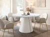 Esszimmertisch Cezrin 120 (Farbe: Cashmere / Bianco Marmor) Bild 2