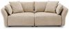 Casa Padrino Luxus Sofa Creme 234 cm - Wohnzimmer & Hotel Möbel Bild 2