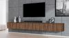AX LIVING Lowboard TV modern Loriano 300 cm hängend Nussbaum Warmia Bild 2