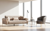 Sitzgruppe/Sofa Set - Wohnzimmergarnitur "Mirela" 3+3+1-Hellgrau Bild 2