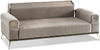 Sitzgruppe/Sofa Set - Wohnzimmergarnitur "Mirela" 3+3+1-Hellgrau Bild 3